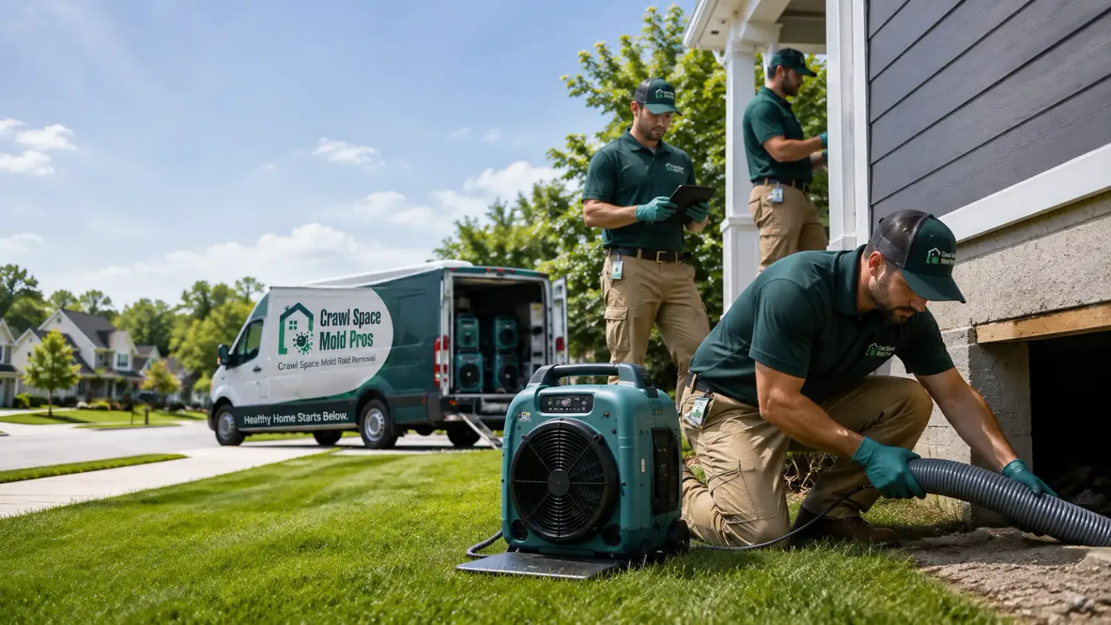 Crawl Space Mold Removal in Bonfield, IL